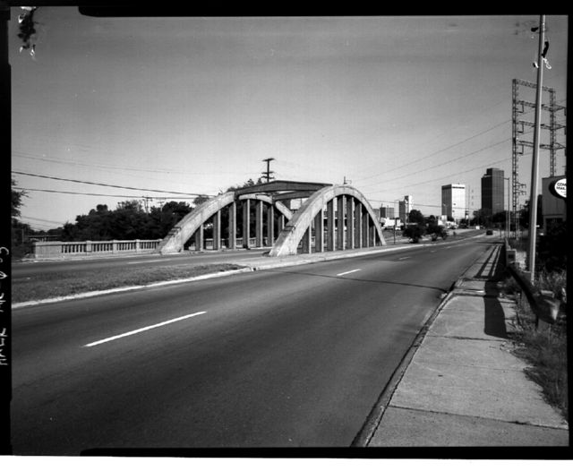 AR-6 Three-quarters view of bridge, looking east